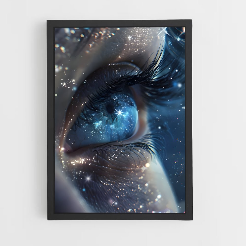 Poster de la Galaxie Énigmatique de l'Œil Noir (vue 2)